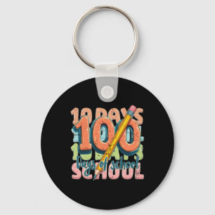 Llavero 100° Día De La Escuela Graciosa Vestimenta Para Lo