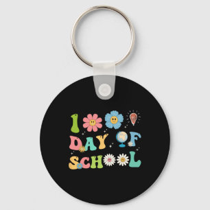 Llavero 100° Día De Los Maestros Niños Felices 100 Días