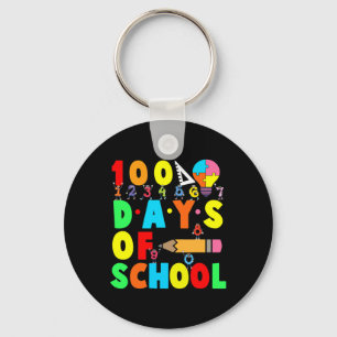 Llavero 100° Día De Los Niños Maestros Niños Felices 100 D