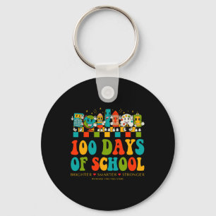 Llavero 100° Día De Maestros Escolares Más Inteligentes