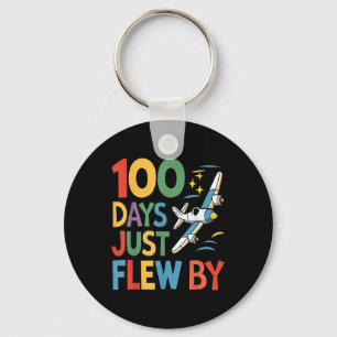 Llavero 100 Días Acabo De Volar En Avión Por El 100 Día De