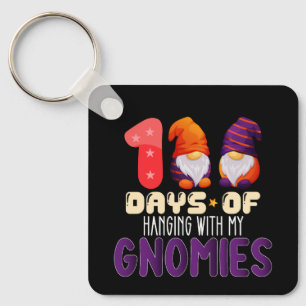 Llavero 100 días colgando con mi escuela de gnomies