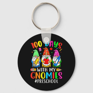 Llavero 100 Días Con Mis Gnomías Preescolares 100 Días De