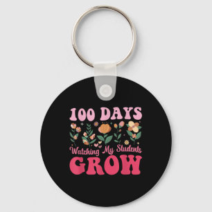 Llavero 100 días cultivando flores de boho