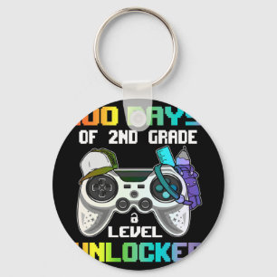 Llavero 100 Días De 2º Grado Vídeo De Jugador Desbloqueado