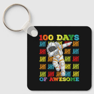 Llavero 100 Días De Asombroso Astronauta 100º Día De Escue