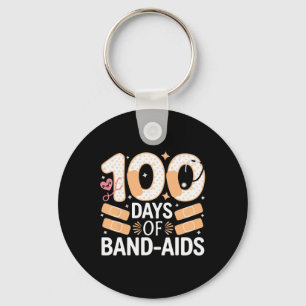 Llavero 100 días de ayuda de banda 100ª enfermera escolar