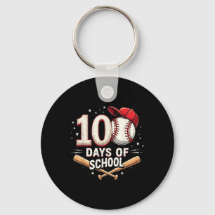 Llavero 100 Días De Béisbol Escolar 100º Día De La Escuela