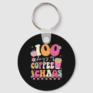 Llavero 100 Días De Café Escolar Más De 100 Días De Escuel