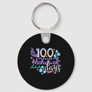 Llavero 100 Días De Chicas De Sirenas Escolares 100 Días D
