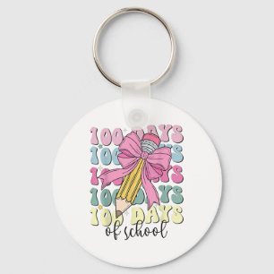 Llavero 100 días de Chicas escolares Coquette Bow 100 días