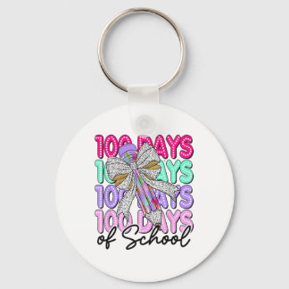 Llavero 100 días de Chicas escolares Coquette Bow 100 días