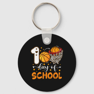 Llavero 100 días de clases de baloncesto infantil