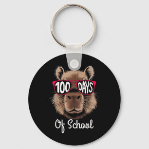 Llavero 100 días de clases Guay Capybara 100 días más inte