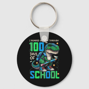 Llavero 100 días de clases Trex 100 días más inteligentes