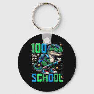 Llavero 100 días de clases Trex 100 días más inteligentes 