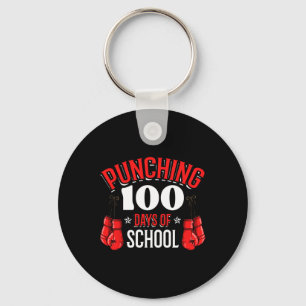 Llavero 100 Días De Colegio Deportes Guantes De Boxeo