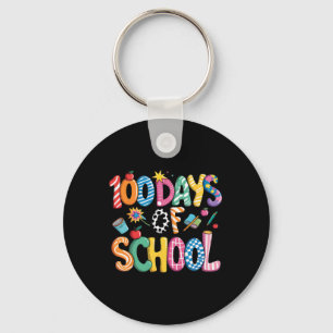 Llavero 100 Días De Colegio Lazo Coquette Elegante 100 Día