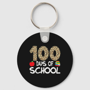 Llavero 100 Días De Colegio Profesor Leopardo 100º Día De