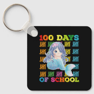 Llavero 100 Días De Colegio Profesora Estudiante Sirena