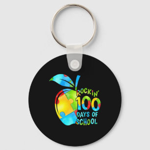 Llavero 100 Días De Colegio Rompiendo Conciencia Sobre El 