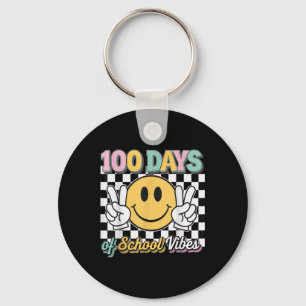Llavero 100 Días De Colegio Vibes 100º Día De Enseñanza