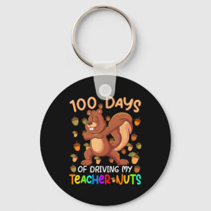 Llavero 100 días de conducir a mis niños y niñas nueces 10