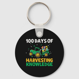Llavero 100 días de cultivo de tractores escolares