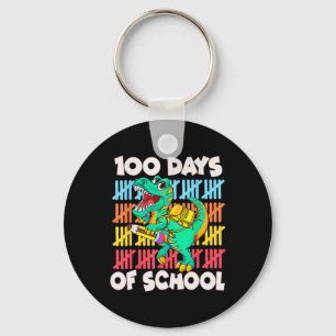 Llavero 100 Días De Dinosaurios Trex Niños 100 Días De Sch