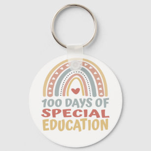 Llavero 100 días de educación especial 100 días de escuela