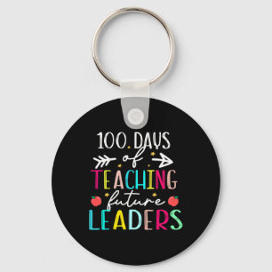 Llavero 100 Días De Enseñanza A Futuros Líderes Divertidos