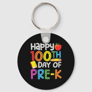 Llavero 100 Días De Enseñanza Preescolar 100 Días De