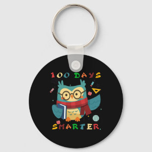 Llavero 100 Días De Escolar Chica Regalo Lomo Más Intelige