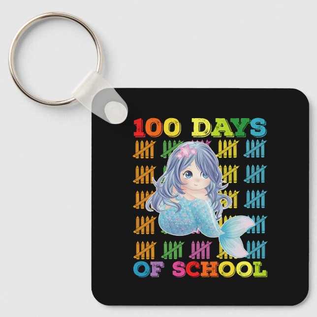 Llavero 100 Días De Escolar De Maestra Sirvienta (Anverso)