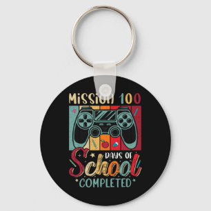 Llavero 100 días de escuela completaron 100 días de juegos