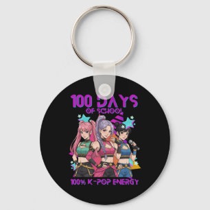 Llavero 100 Días De Escuela K Pop 100 Días Más Fuertes Niñ
