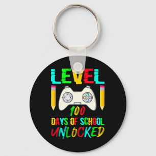 Llavero 100 Días De Escuela Niños De Videojuegos Jugadores
