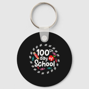 Llavero 100 días de escuela para maestros niños Sma
