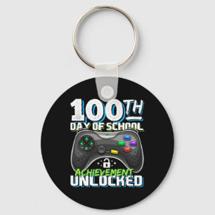 Llavero 100 días de éxito escolar desbloqueados videojuego