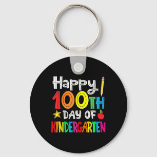 Llavero 100 Días De Jardín De Niños - Feliz Cien Días De S