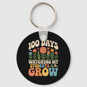 Llavero 100 Días De Jornadas Escolares 100 Días De Crecimi
