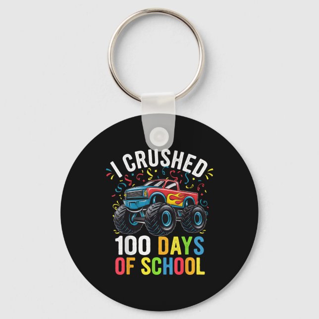 Llavero 100 Días De Monstruo Escolar (Anverso)