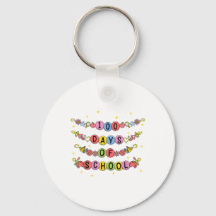 Llavero 100 días de pulsera escolar 100 días Chicas niños