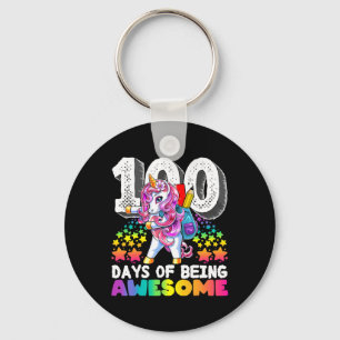 Llavero 100 Días De Regalo De Unicornio Por Chicas