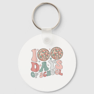 Llavero 100 Días De Retro Disco 100 Día De