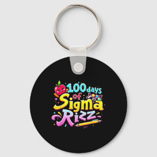Llavero 100 Días De Sigma Rizz Cien Días Escolares