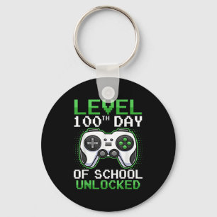 Llavero 100 Días De Video Jugador Escolar 100 Días De