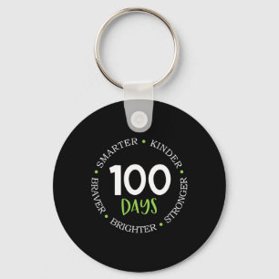 Llavero 100 días del equipo de profesores escolares con me