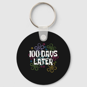 Llavero 100 Días Después 100 Días De Maestra Escolar 100 D