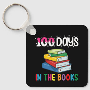 Llavero 100 Días En Los Libros Bibliotecaria De Lectura Es